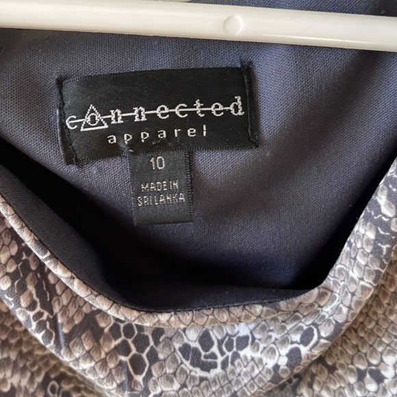 Snake Print woman’s dress size 10 - Picture 3 of 4